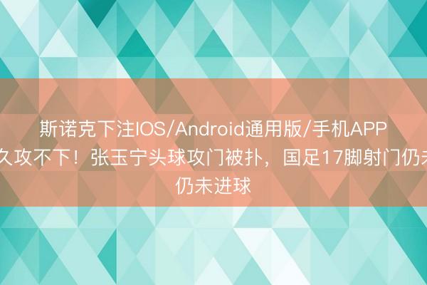 斯诺克下注IOS/Android通用版/手机APP下载 久攻不下！张玉宁头球攻门被扑，国足17脚射门仍未进球